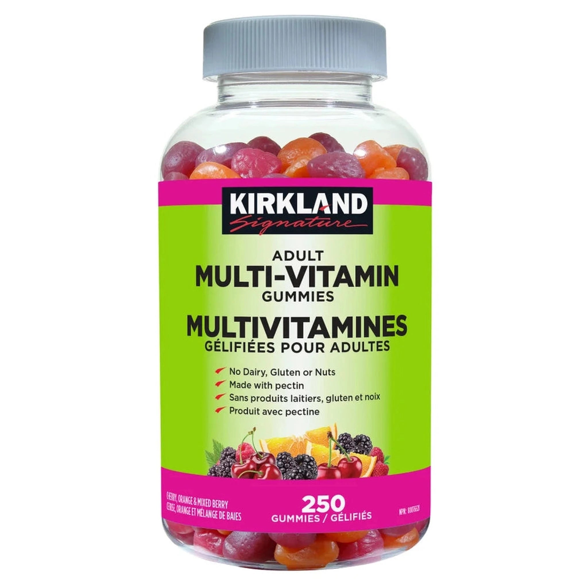Kirkland Signature Multivitamines Adultes Gummies â 250 Gommes