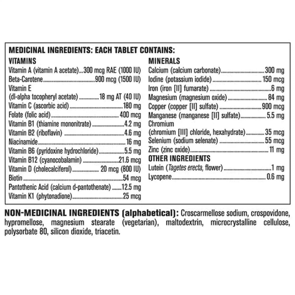 Kirkland Signature Multivitamines Hommes â 365 ComprimĂŠs