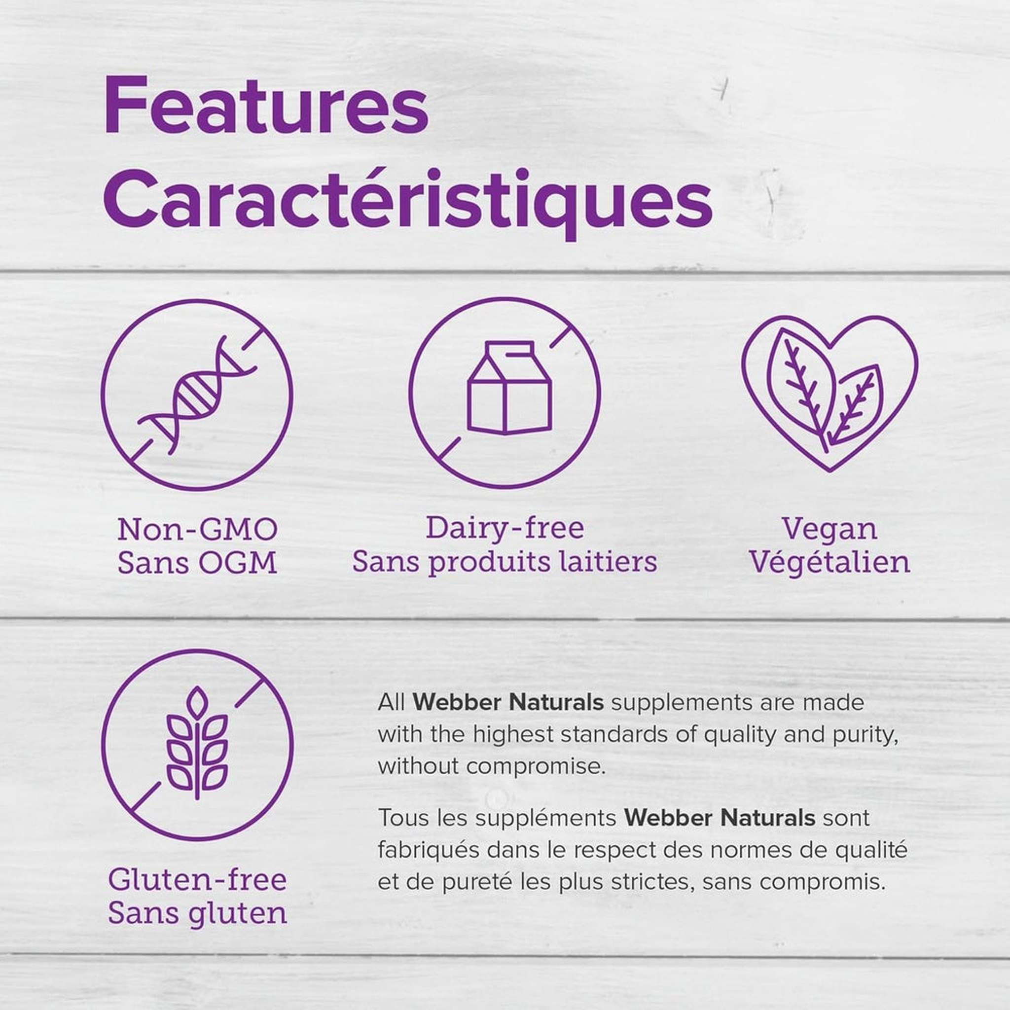 Webber Naturals Complexe Complet de Magnésium 250mg – 7 Sources – 100 Caplets