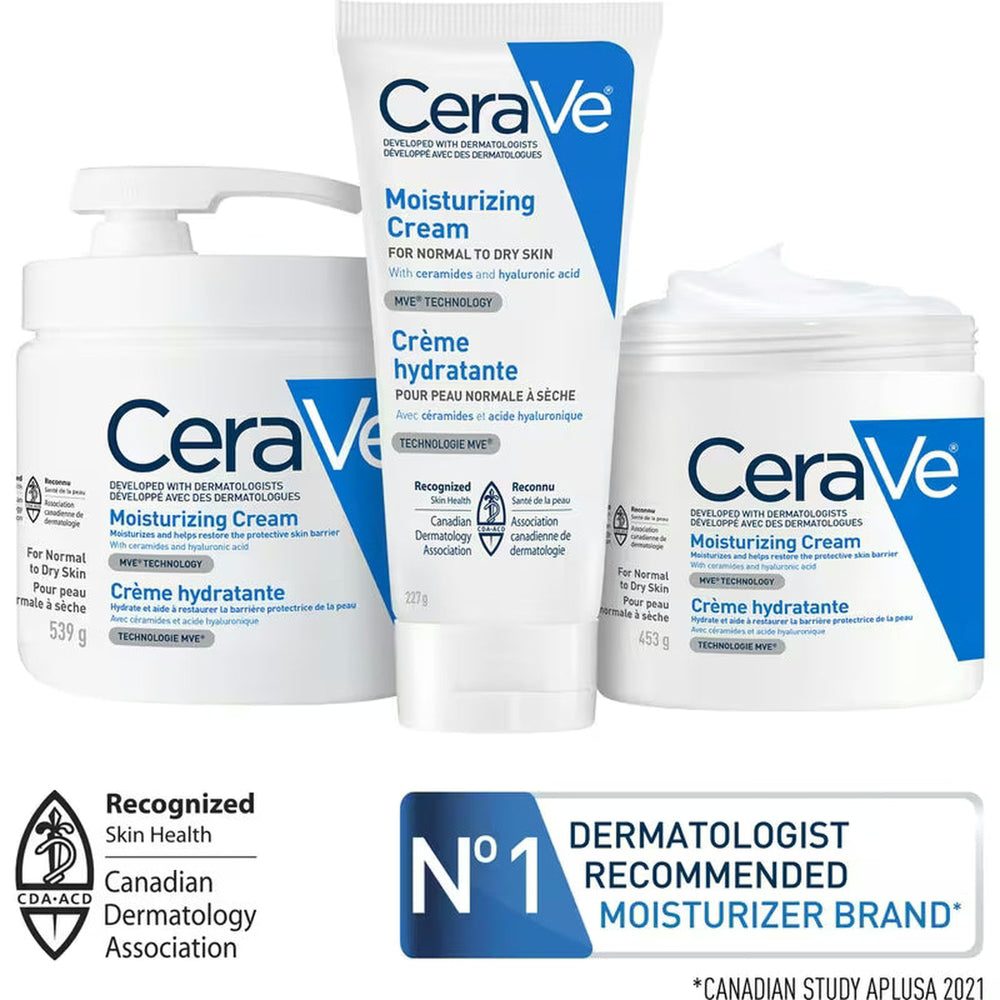CeraVe Crème Hydratante 453g - Soin Visage & Corps
