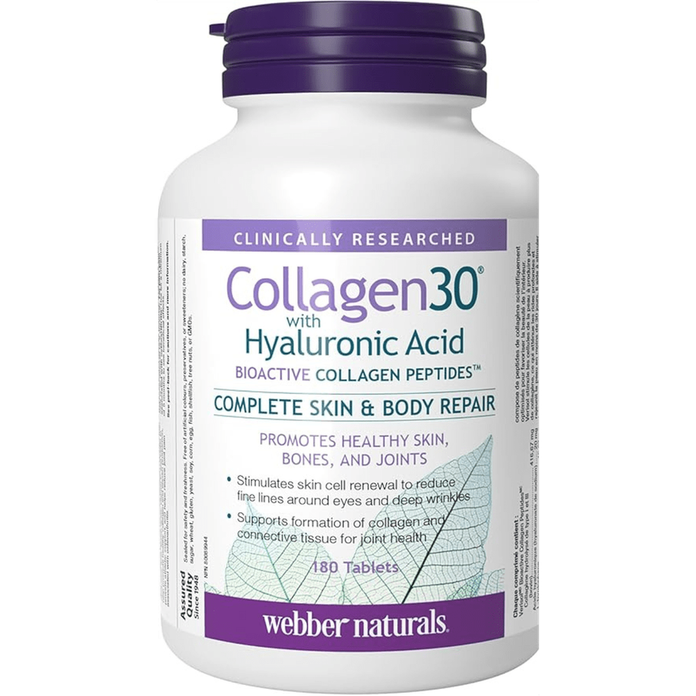 Collagène + Acide Hyaluronique - Peau Jeune & Hydratée | 180 Comprimés