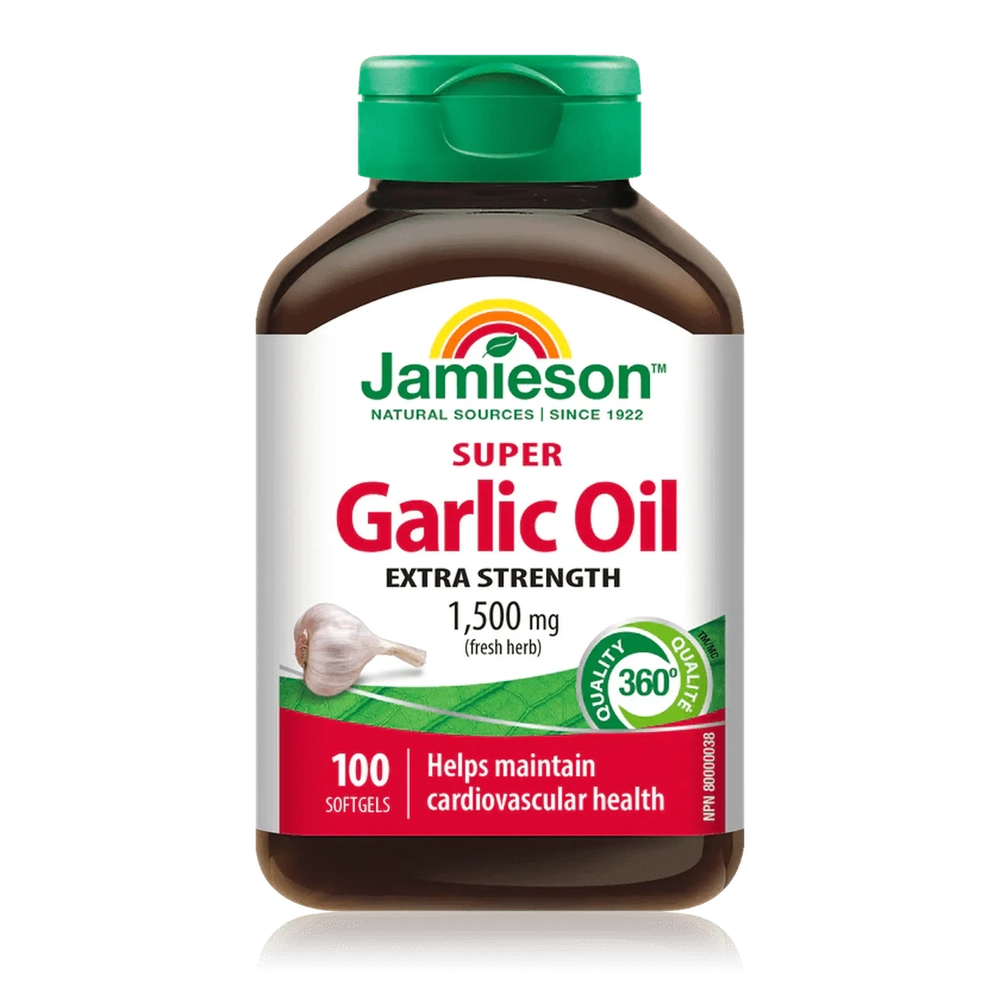 Jamieson Huile d'Ail - Soutien Immunitaire & Cardiovasculaire