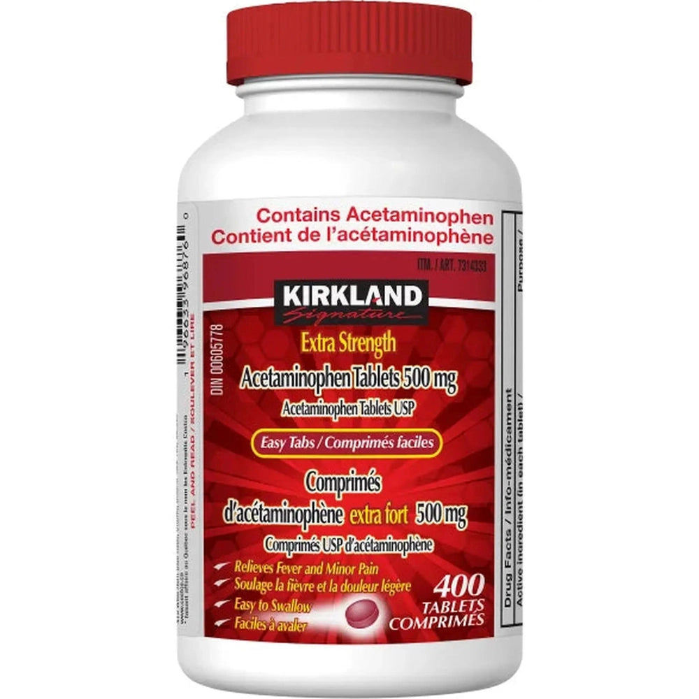 Acetaminophène 500mg - Analgésique Anti-Douleur | 100 Comprimés
