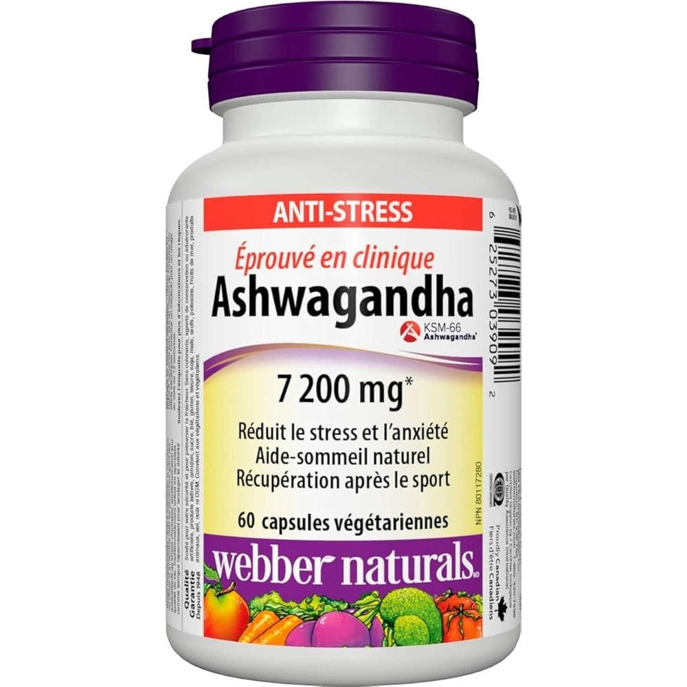 Ashwagandha 7200mg - Dosage Extra Fort Anti-Stress | 60 Capsules