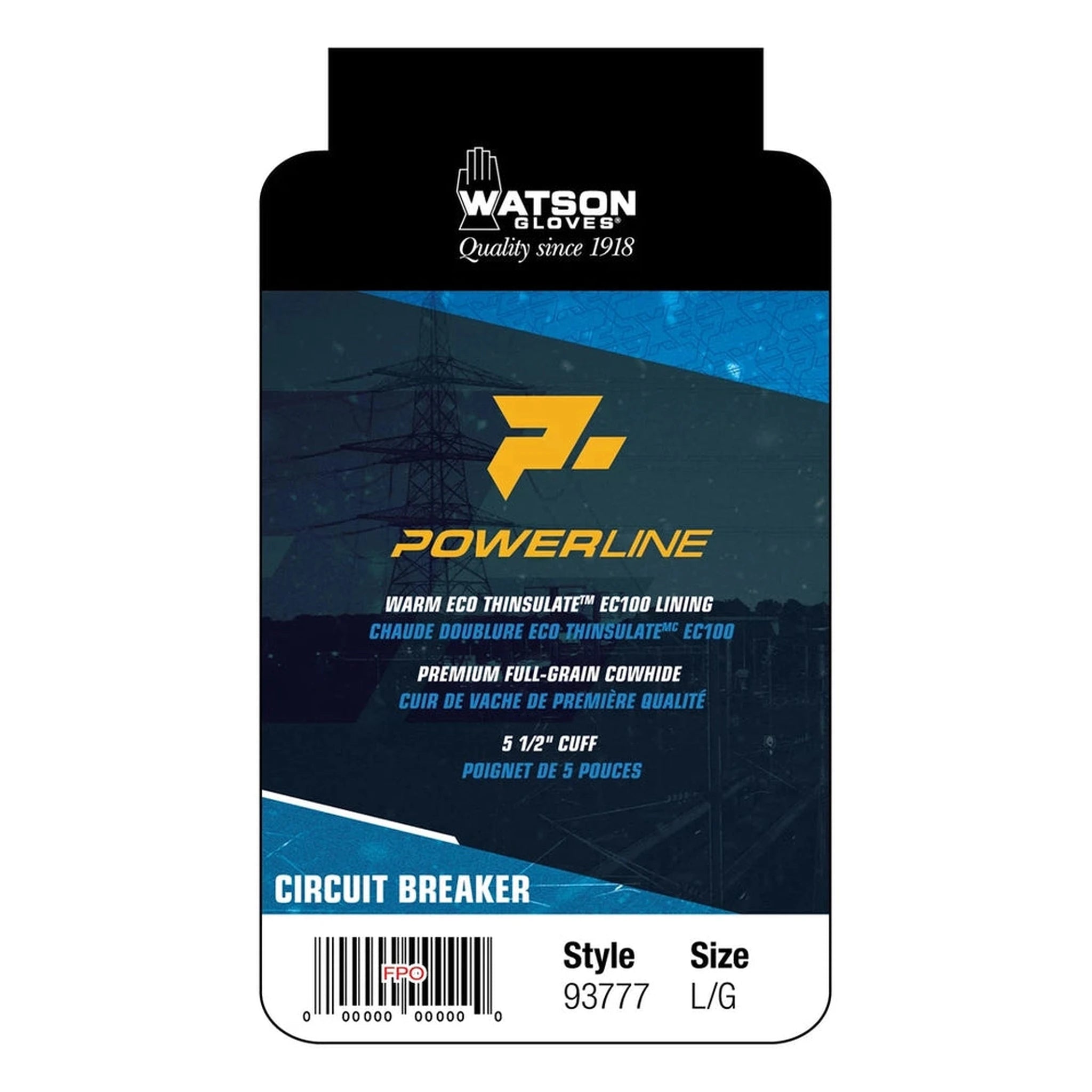 Gants Cuir Watson Circuit Breaker – Leather Work Gloves